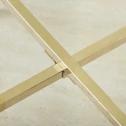 Ruby Tiered Shelf - Polished Champagne Gold