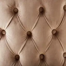 Camille III Almond Beige Velvet Bar Stool