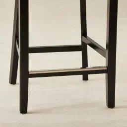 Camille III Beige Vegan Leather Bar Stool