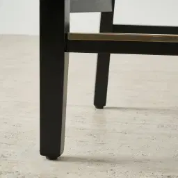 Viktor II Cream Vegan Leather Bar Stool - Gold Lionhead Handle 