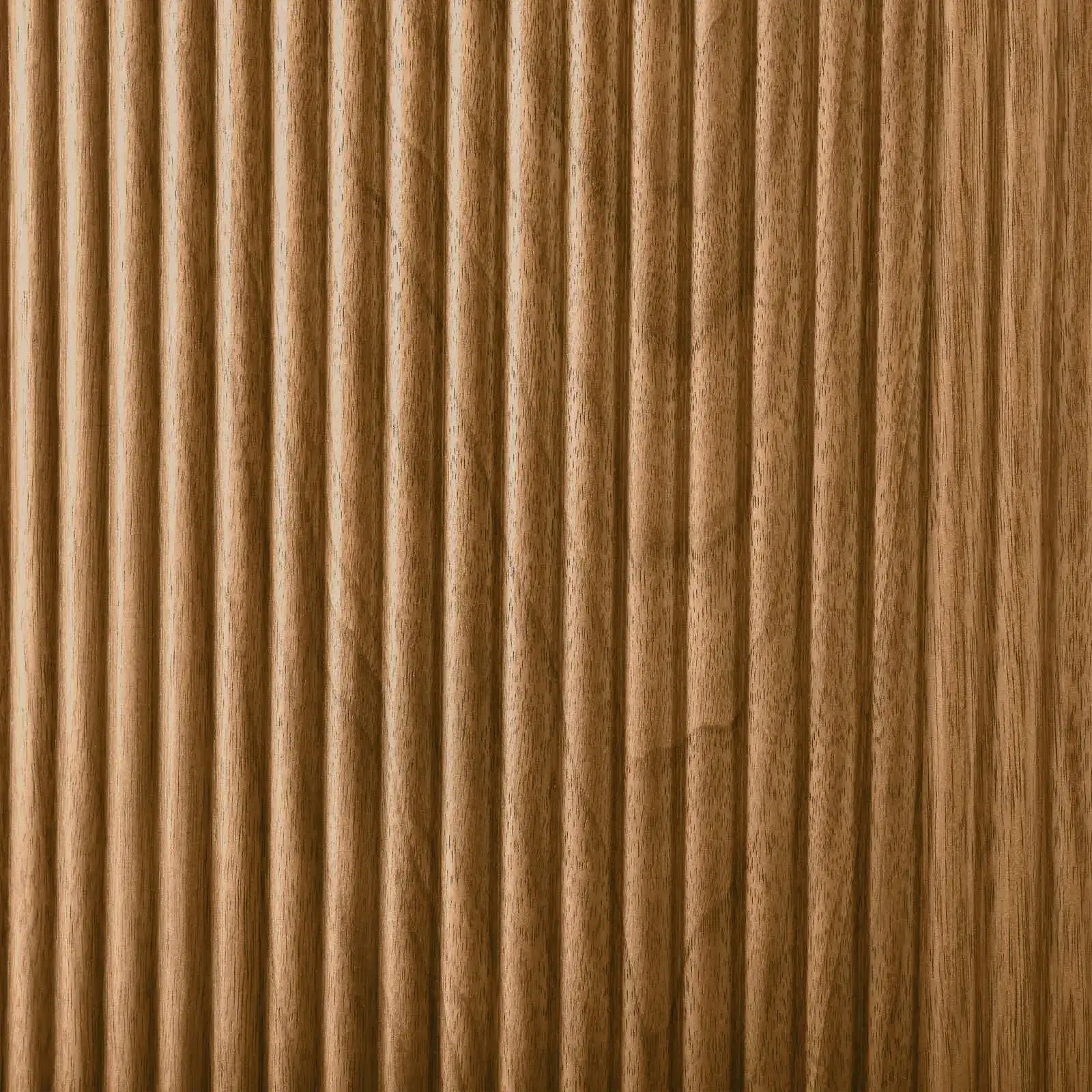 San Pierre Light Brown Ash Veneer Sideboard with Travertine Finish Sintered Stone Top