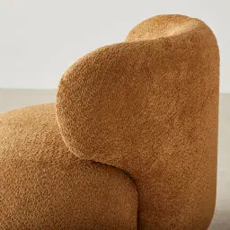 Brayden Vintage Mustard Woven Fabric Occasional Chair