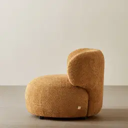 Brayden Vintage Mustard Woven Fabric Occasional Chair