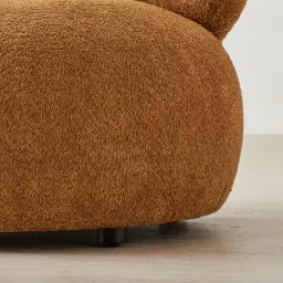 Brayden Vintage Mustard Woven Fabric Occasional Chair