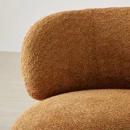 Brayden Vintage Mustard Woven Fabric Occasional Chair