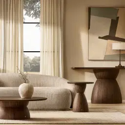 Elianna Atlas Cream 3-Seater Chenille Fabric Sofa