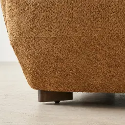 Antonella Vintage Mustard Woven Fabric Occasional Chair