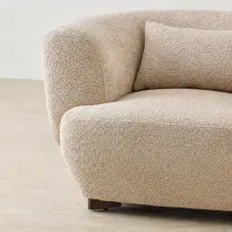 Antonella Mid Beige Woven Fabric Occasional Chair