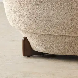 Antonella Mid Beige Woven Fabric Occasional Chair