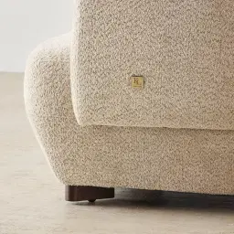 Antonella Mid Beige Woven Fabric Occasional Chair