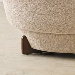 Antonella Mid Beige Woven Fabric Occasional Chair