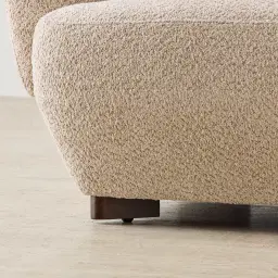 Antonella Mid Beige Woven Fabric Occasional Chair