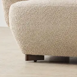 Antonella Mid Beige Woven Fabric Occasional Chair