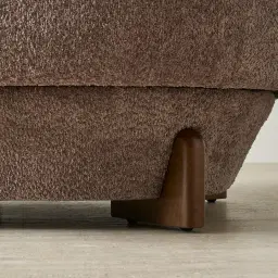 Antonella Warm Taupe Woven Fabric Occasional Chair