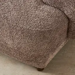 Antonella Warm Taupe Woven Fabric Occasional Chair