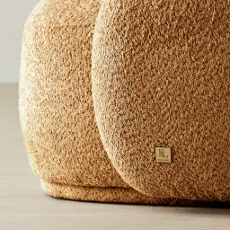 Elianna Vintage Mustard 3-Seater Woven Fabric Sofa