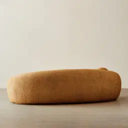 Elianna Vintage Mustard 3-Seater Woven Fabric Sofa