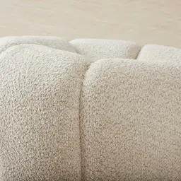 Phylis III Stone Cream Woven Fabric Swivel Occasional Chair