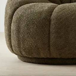 Phylis III Winter Moss Woven Fabric Swivel Occasional Chair