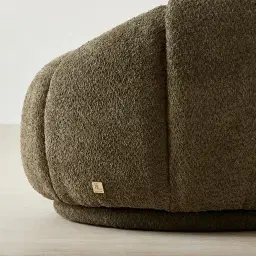 Phylis III Winter Moss Woven Fabric Swivel Occasional Chair