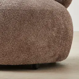 Brayden Warm Taupe Woven Fabric Occasional Chair