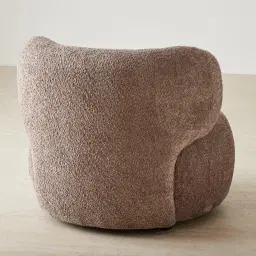 Brayden Warm Taupe Woven Fabric Occasional Chair