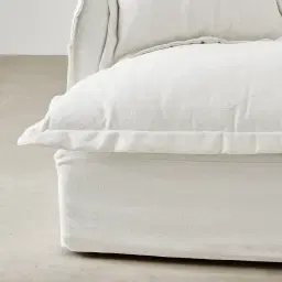 Sorrento II Arctic White Fabric Occasional Chair	