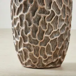 Clarin Graphite Antique Gold Vase