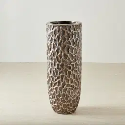 Clarin Graphite Antique Gold Vase