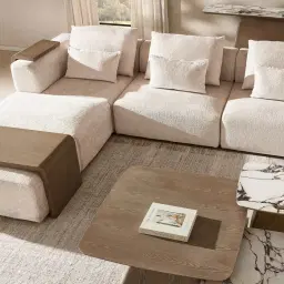 Reeves Amber Brown Side Table