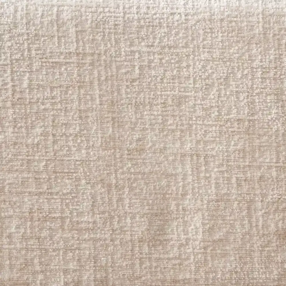 Hyacinth II Powder White Chenille Fabric 3-Seater Sofa