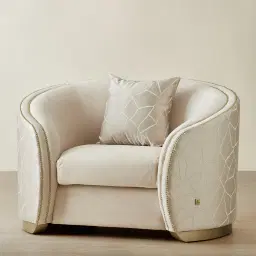 Hyacinth II Cream Velvet Occasional Chair
