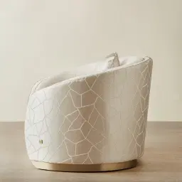 Hyacinth II Cream Velvet Occasional Chair