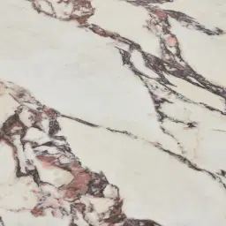 Dunstan Medium Brown Veneer Coffee Table with Calcatta Viola Sintered Stone Top