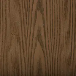 Dunstan Medium Brown Veneer Console Table with Calacatta Viola Sintered Stone Top