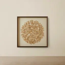 Axis Dolomite Shadow Box with Antique Brown Frame