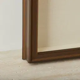 Axis Dolomite Shadow Box with Antique Brown Frame