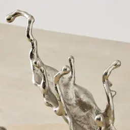 Nickel Sculpture Votive II - Granite Base