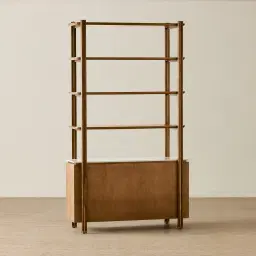 Portobello Toffee Brown Ash Veneer Shelf