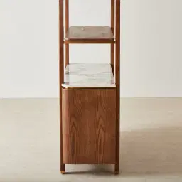 Portobello Toffee Brown Ash Veneer Shelf