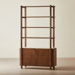 Portobello Toffee Brown Ash Veneer Shelf