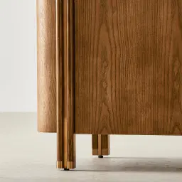 Portobello Toffee Brown Ash Veneer Shelf