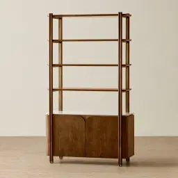 Portobello Toffee Brown Ash Veneer Shelf