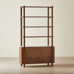 Portobello Toffee Brown Ash Veneer Shelf