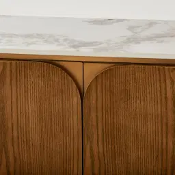 Portobello Toffee Brown Ash Veneer Shelf