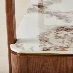 Portobello Toffee Brown Ash Veneer Shelf