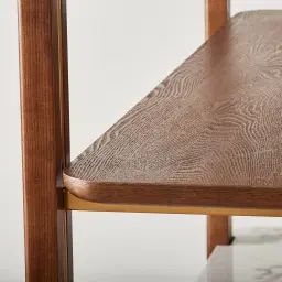 Portobello Toffee Brown Ash Veneer Shelf