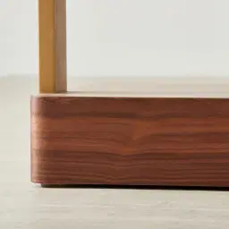 Sir Lionell Walnut Veneer Shelf