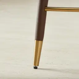 Adrianna Tuscan Brown Vegan Leather 67cm Counter Stool