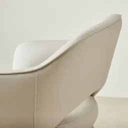 Adrianna Glacier Grey Vegan Leather 67cm Counter Stool